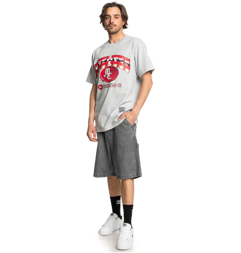 Load image into Gallery viewer, DC Men&#39;s Carpenter 22&quot; Denim Shorts Medium Grey ADYDS03019_KPVW
