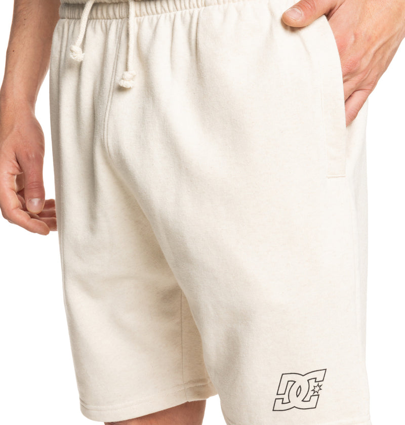 Load image into Gallery viewer, DC Men&#39;s Pallet Elastic Waist Shorts Snow Heather ADYFB03076_SCVW

