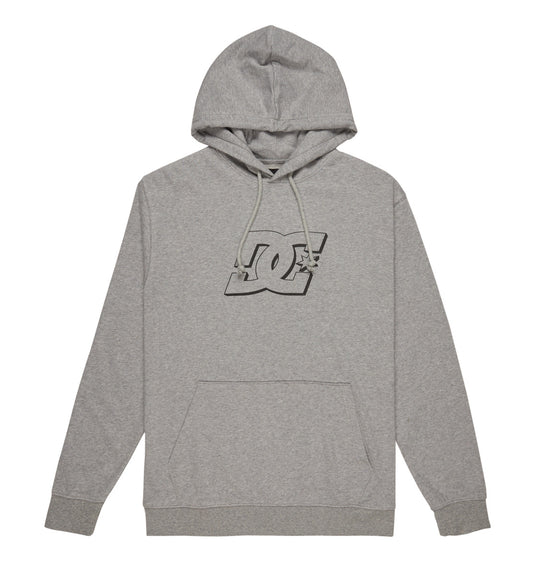 DC Men's Hampden Hoodies Light Heather Grey ADYFT03416-SFRH