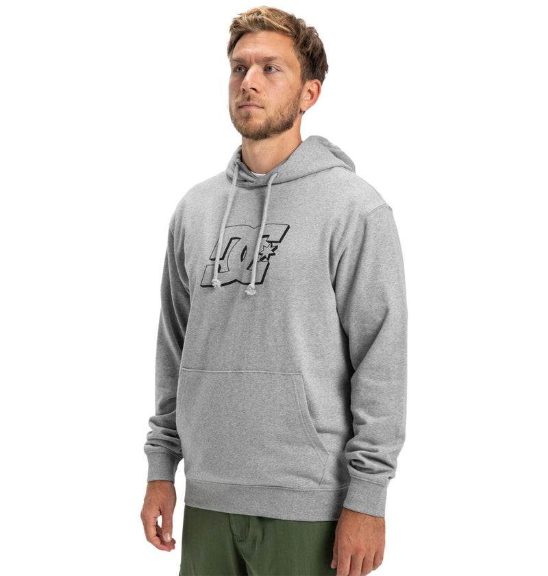 Load image into Gallery viewer, DC Men&#39;s Hampden Hoodies Light Heather Grey ADYFT03416-SFRH
