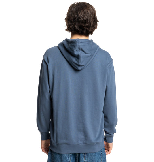 DC Men's Pallet Zip-Up Hoodie Vintage Indigo ADYFT03438_BYL0