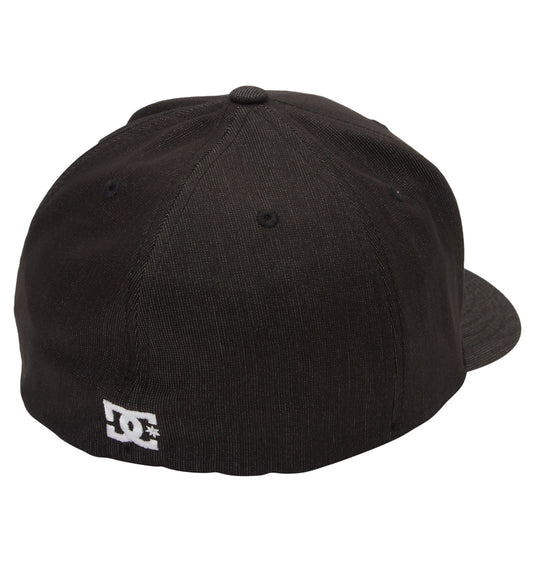 DC Men's Capstar Flexfit Cap Black Heather ADYHA03561-KRPH