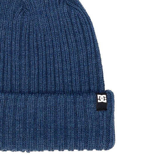 DC Men's Fish N Destroy 2 Beanie Dark Denim ADYHA04076_BRQ0