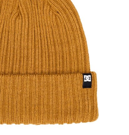 Load image into Gallery viewer, DC Men&#39;s Fish N Destroy 2 Beanie Golden Brown ADYHA04076_CPD0
