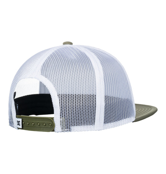 DC Men's Gas Station Trucker Cap Deep Lichen Green ADYHA04178-TPC0