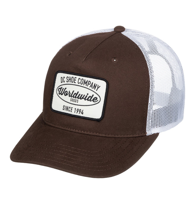 DC Men's Pit Stop Trucker Cap Dark Earth ADYHA04235-CRN0