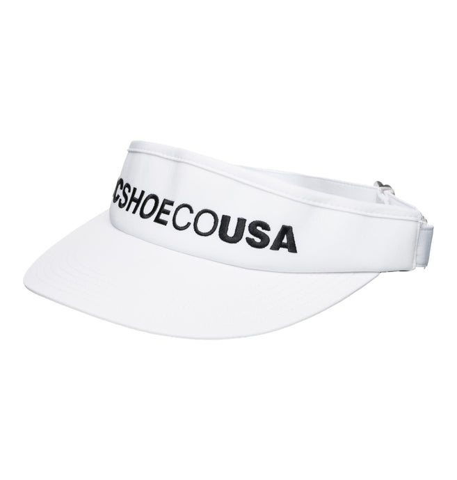DC Men's Links Visor Hat White ADYHA04244-WBB0