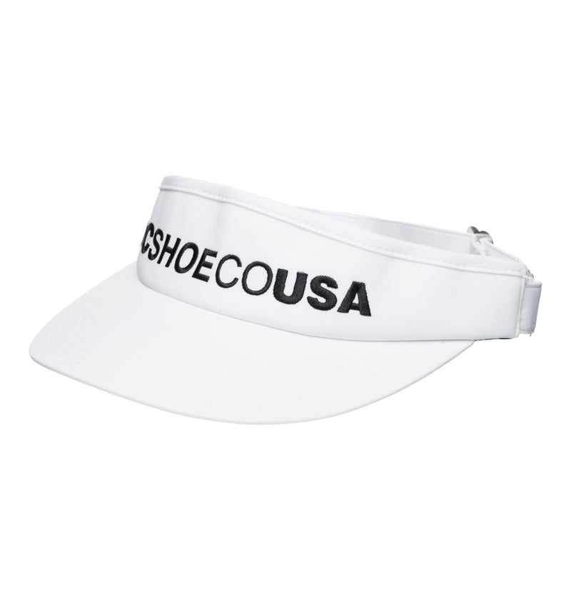 Load image into Gallery viewer, DC Men&#39;s Links Visor Hat White ADYHA04244-WBB0
