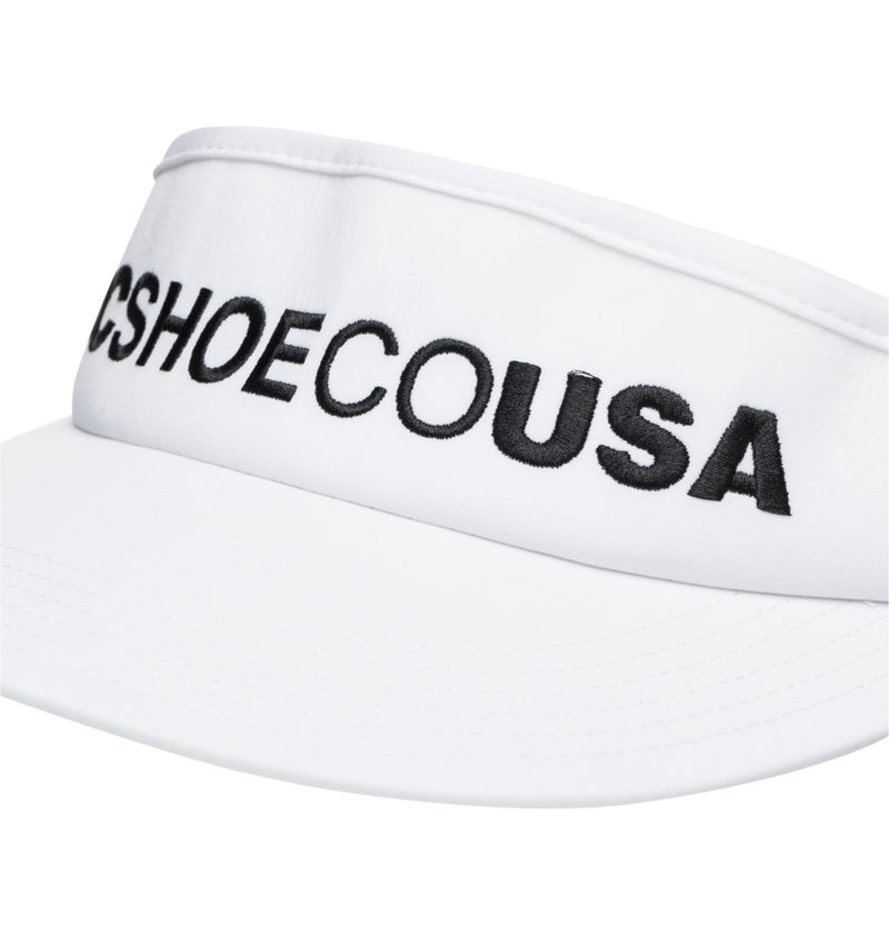 Load image into Gallery viewer, DC Men&#39;s Links Visor Hat White ADYHA04244-WBB0
