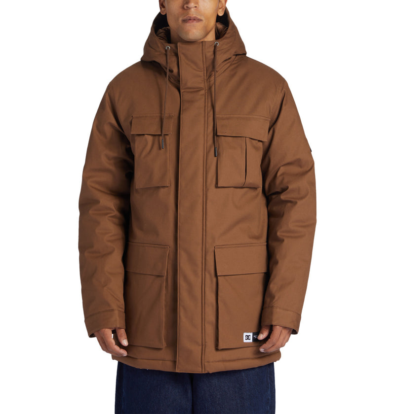 Load image into Gallery viewer, DC Maybury Hooded Parka Bison ADYJK03176-CQT0
