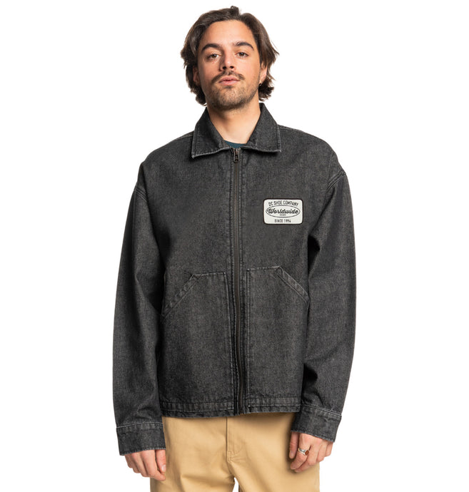 DC Men's Pit Coach Jacket Black ADYJK03206_KVJ0