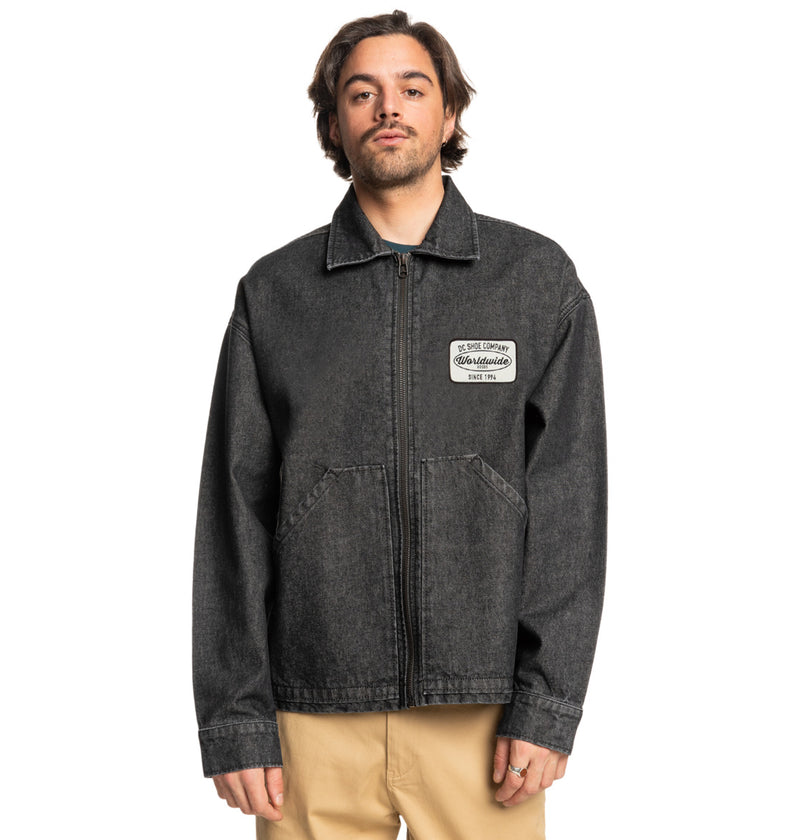 Load image into Gallery viewer, DC Men&#39;s Pit Coach Jacket Black ADYJK03206_KVJ0

