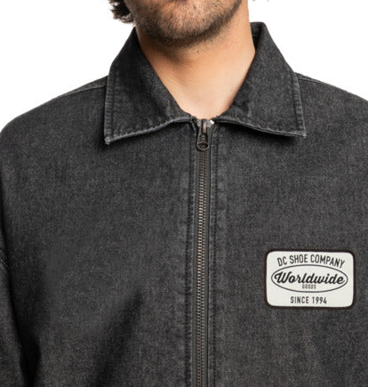 Load image into Gallery viewer, DC Men&#39;s Pit Coach Jacket Black ADYJK03206_KVJ0
