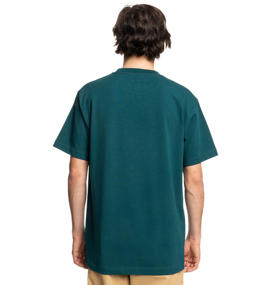 DC Men's 1994 Short Sleeve Pocket T-Shirt Deep Teal ADYKT03246-BTG0
