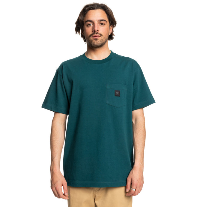 DC Men's 1994 Short Sleeve Pocket T-Shirt Deep Teal ADYKT03246-BTG0