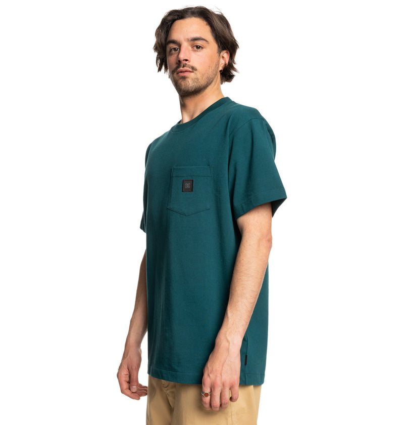 Load image into Gallery viewer, DC Men&#39;s 1994 Short Sleeve Pocket T-Shirt Deep Teal ADYKT03246-BTG0
