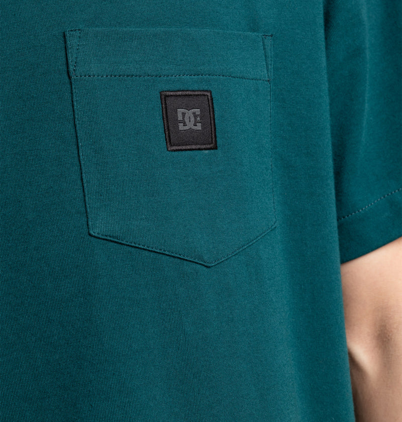 Load image into Gallery viewer, DC Men&#39;s 1994 Short Sleeve Pocket T-Shirt Deep Teal ADYKT03246-BTG0
