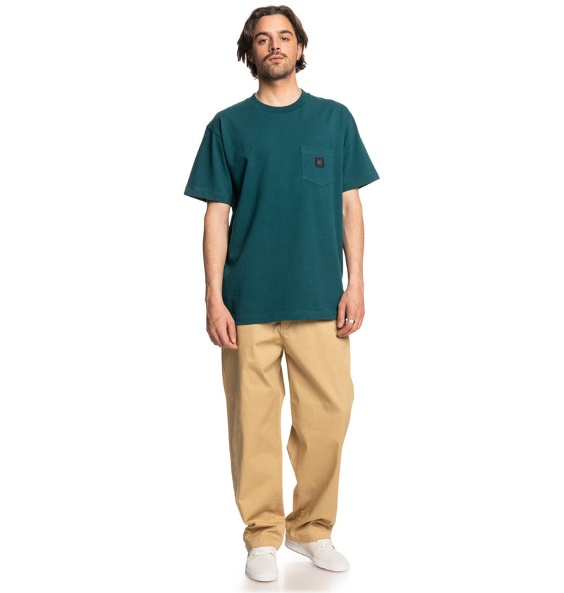 Load image into Gallery viewer, DC Men&#39;s 1994 Short Sleeve Pocket T-Shirt Deep Teal ADYKT03246-BTG0

