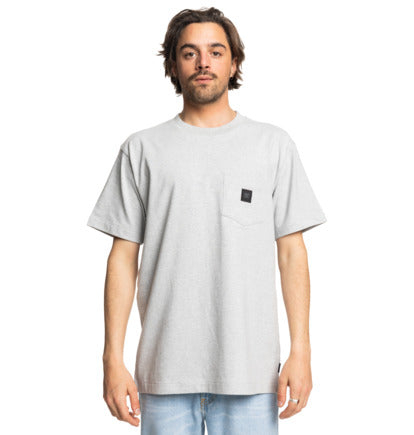 DC Men's 1994 Short Sleeve Pocket T-Shirt Light Heather Grey ADYKT03246-SFRH