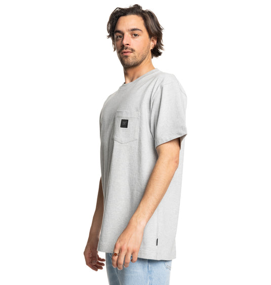 DC Men's 1994 Short Sleeve Pocket T-Shirt Light Heather Grey ADYKT03246-SFRH