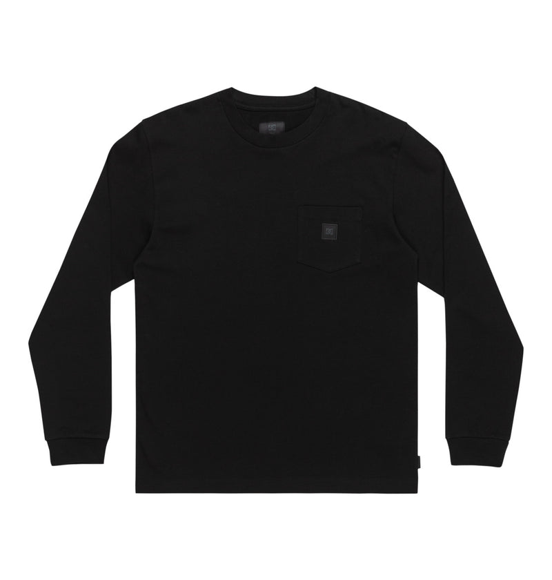 Load image into Gallery viewer, DC Men&#39;s 1994 Long Sleeve Pocket T-Shirt Black ADYKT03247_KVJ0
