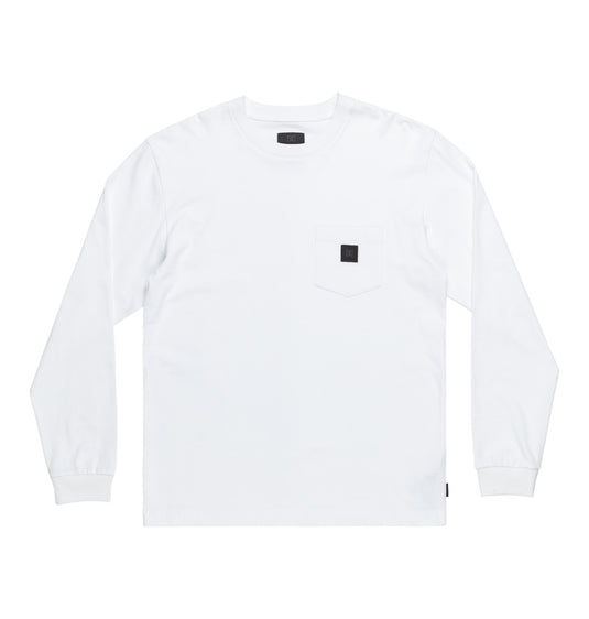 DC Men's 1994 Long Sleeve Pocket T-Shirt White ADYKT03247_WBB0