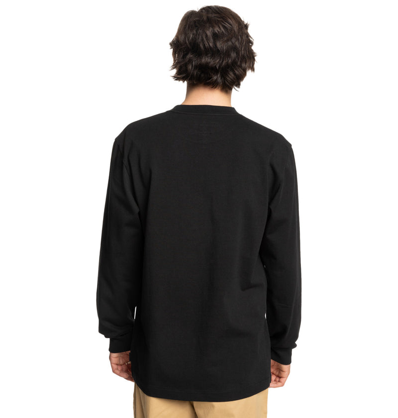 Load image into Gallery viewer, DC Men&#39;s 1994 Long Sleeve Pocket T-Shirt Black ADYKT03247_KVJ0
