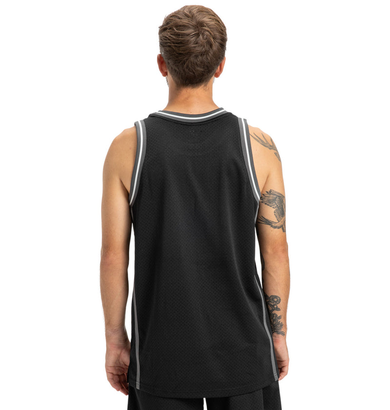 Load image into Gallery viewer, DC Men&#39;s Hoops Basketball Tank Black ADYKT03257_KVJ0
