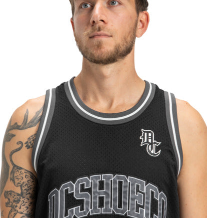 Load image into Gallery viewer, DC Men&#39;s Hoops Basketball Tank Black ADYKT03257_KVJ0
