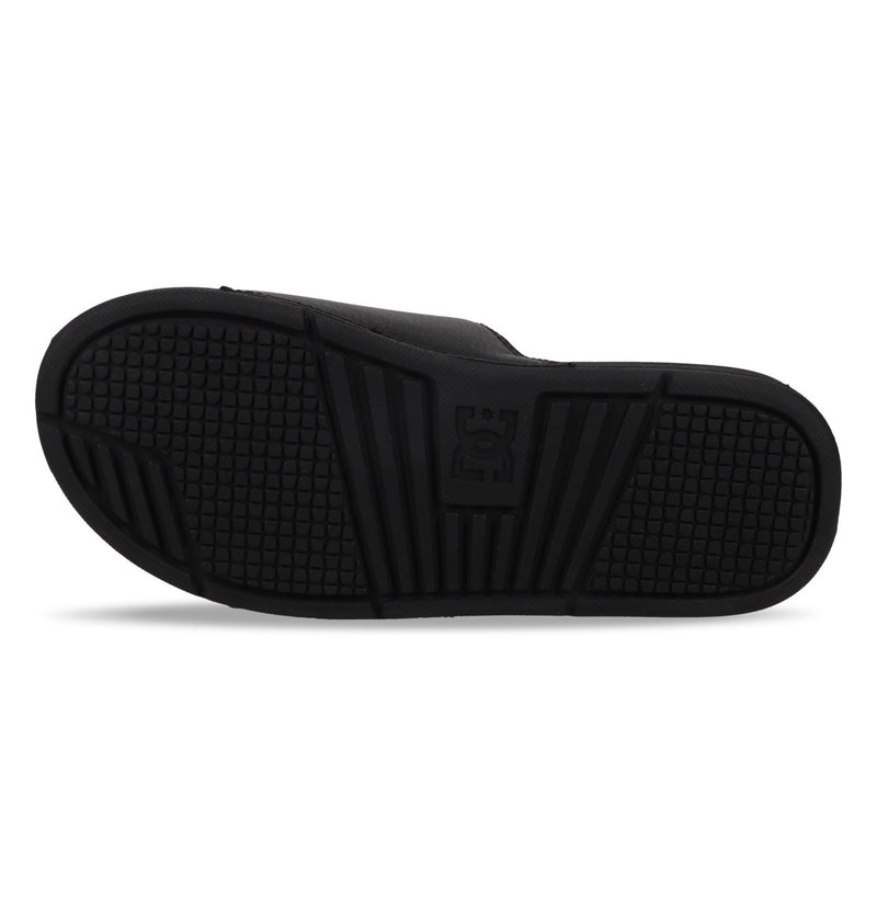 Load image into Gallery viewer, DC Unisex Bolsa Slides Black ADYL100026-001
