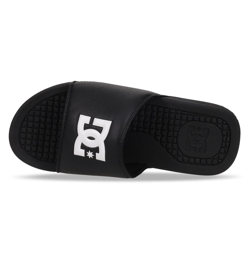 Load image into Gallery viewer, DC Unisex Bolsa Slides Black ADYL100026-001
