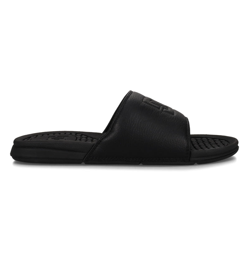 Load image into Gallery viewer, DC Unisex Bolsa Slides Black/Black/Black ADYL100026-3BK
