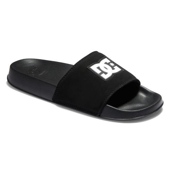 DC Unisex Slide Slider Black/Black/White ADYL100043-XKKW