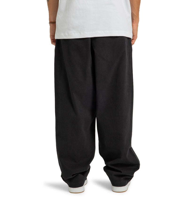 Load image into Gallery viewer, DC Men&#39;s Rafter Pull On Chino Pants Black ADYNP03092-KVJ0
