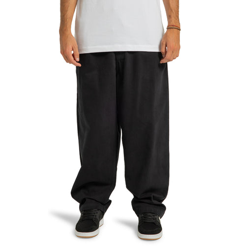DC Men's Rafter Pull On Chino Pants Black ADYNP03092-KVJ0