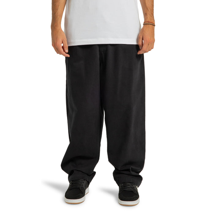 DC Men's Rafter Pull On Chino Pants Black ADYNP03092-KVJ0