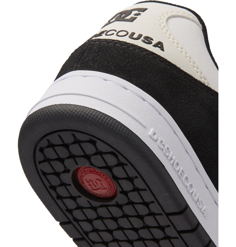 Load image into Gallery viewer, DC Unisex Manteca SE Leather Shoes White/Grey/Black ADYS100314-WGB
