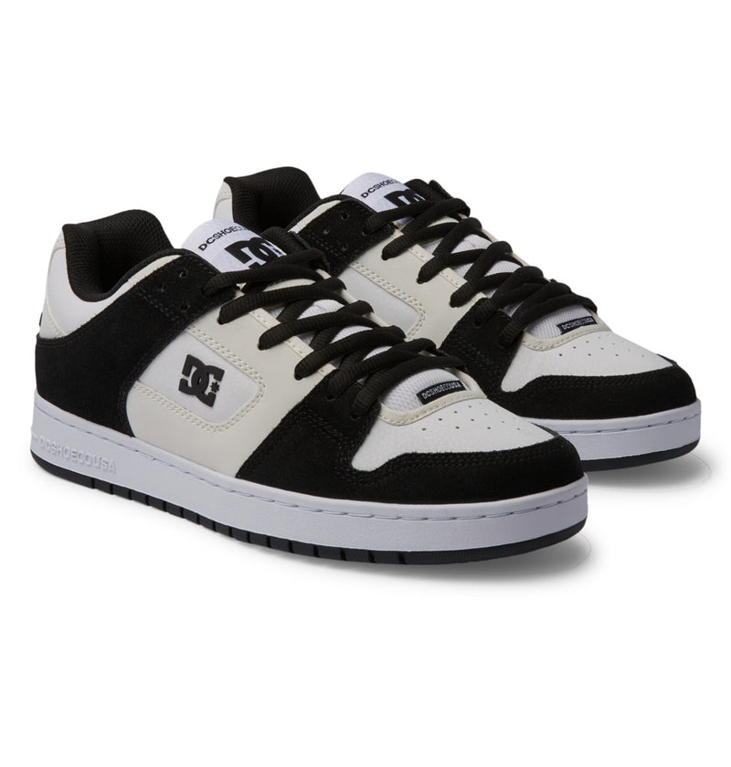 Load image into Gallery viewer, DC Unisex Manteca SE Leather Shoes White/Grey/Black ADYS100314-WGB
