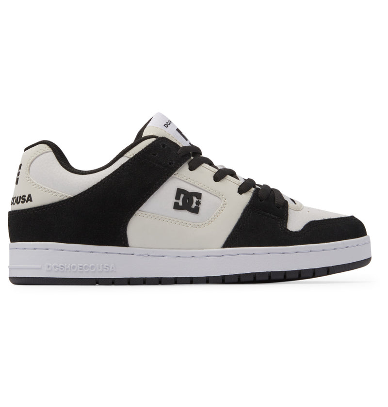 Load image into Gallery viewer, DC Unisex Manteca SE Leather Shoes White/Grey/Black ADYS100314-WGB
