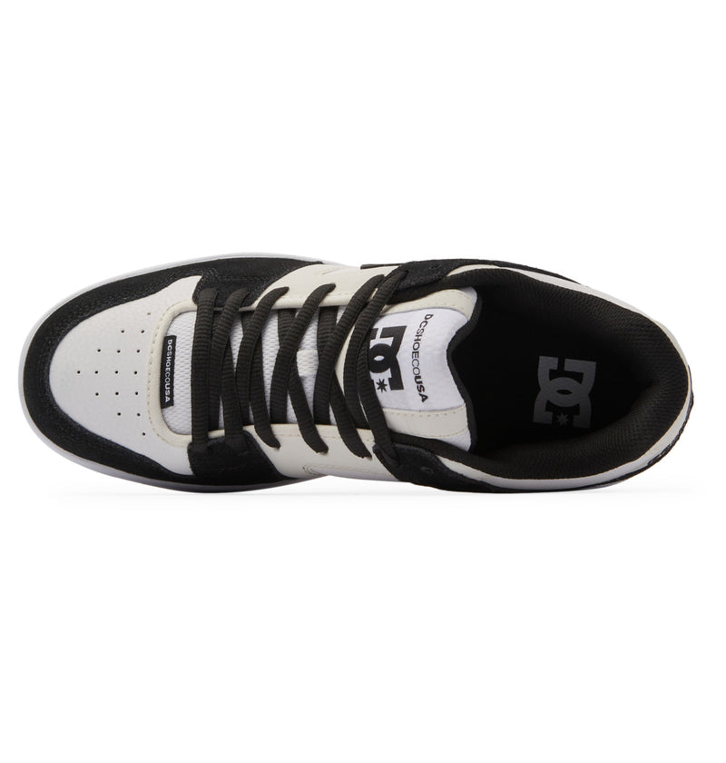 Load image into Gallery viewer, DC Unisex Manteca SE Leather Shoes White/Grey/Black ADYS100314-WGB
