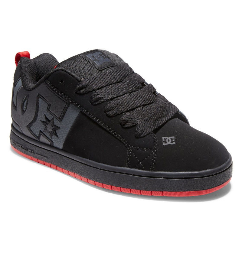 Load image into Gallery viewer, DC Men&#39;s Court Graffik Shoes Black/Grey/Red ADYS100442-BYR
