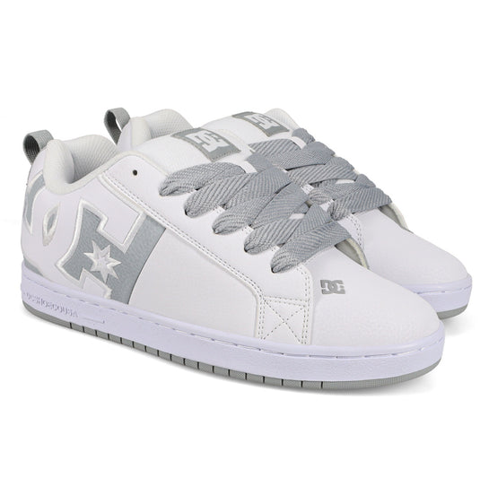 DC Men's Court Graffik Shoes White/Grey ADYS100442-WGY