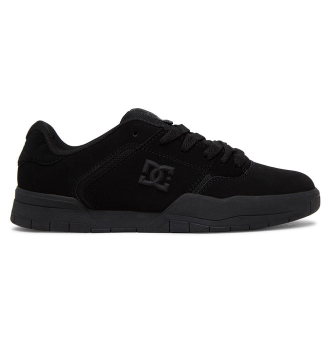 DC Mens' Central Leather Shoes Black/Black ADYS100551-BB2