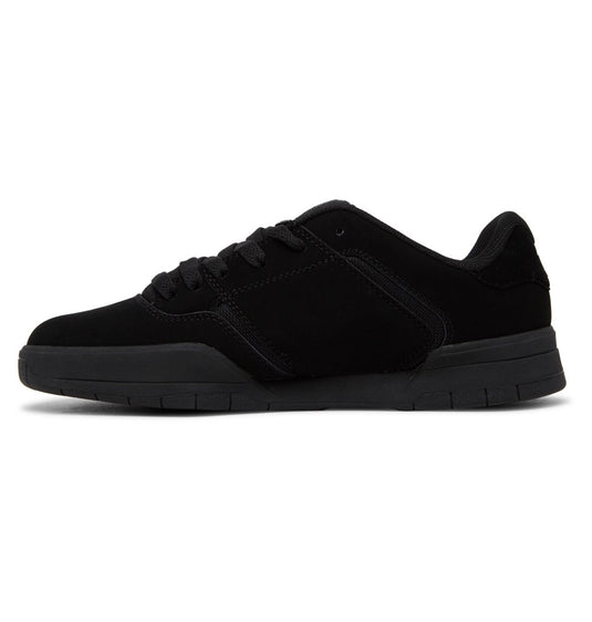 DC Mens' Central Leather Shoes Black/Black ADYS100551-BB2