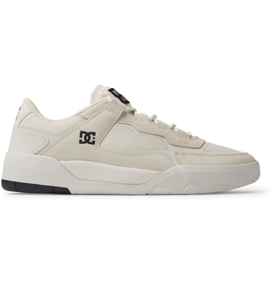 DC Men's Metric Leather Shoes Off White ADYS100626-BO4