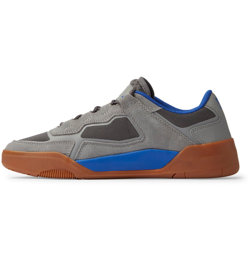 Load image into Gallery viewer, DC Men&#39;s Metric S Leather Skate Shoes Grey/Gum ADYS100634-2GG
