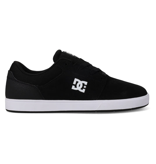 DC Men's Crisis 2 Leather Shoes Black/White ADYS100647-BKW