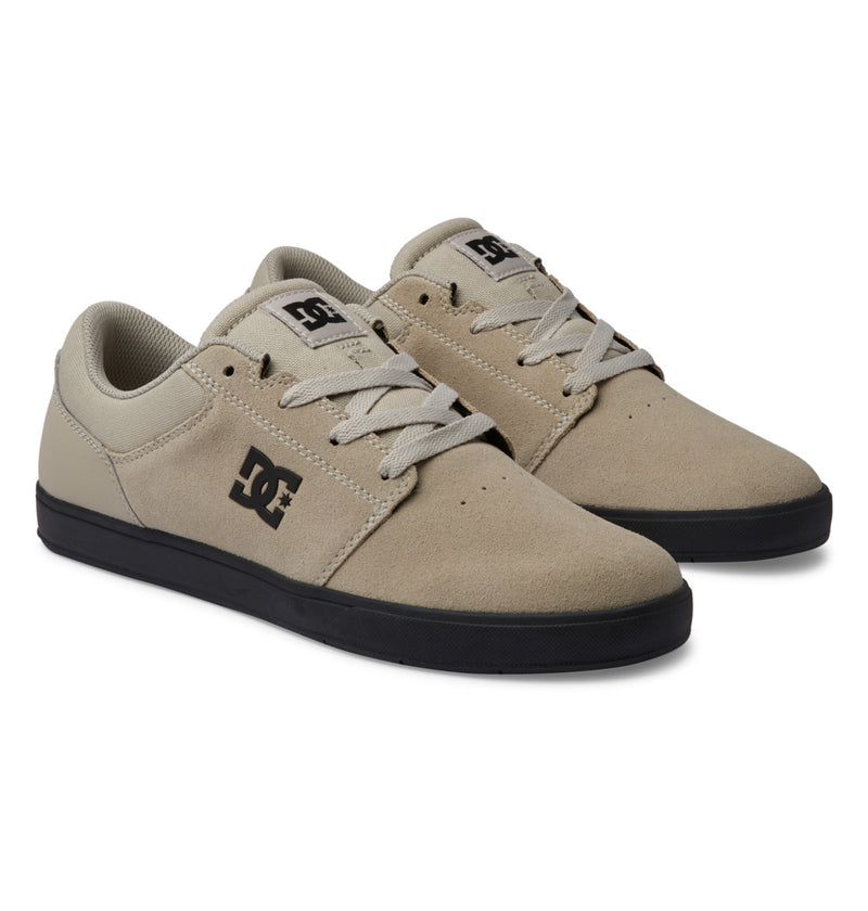 Load image into Gallery viewer, DC Men&#39;s Crisis 2 Leather Shoes Silver/Birch ADYS100647-WEJ0
