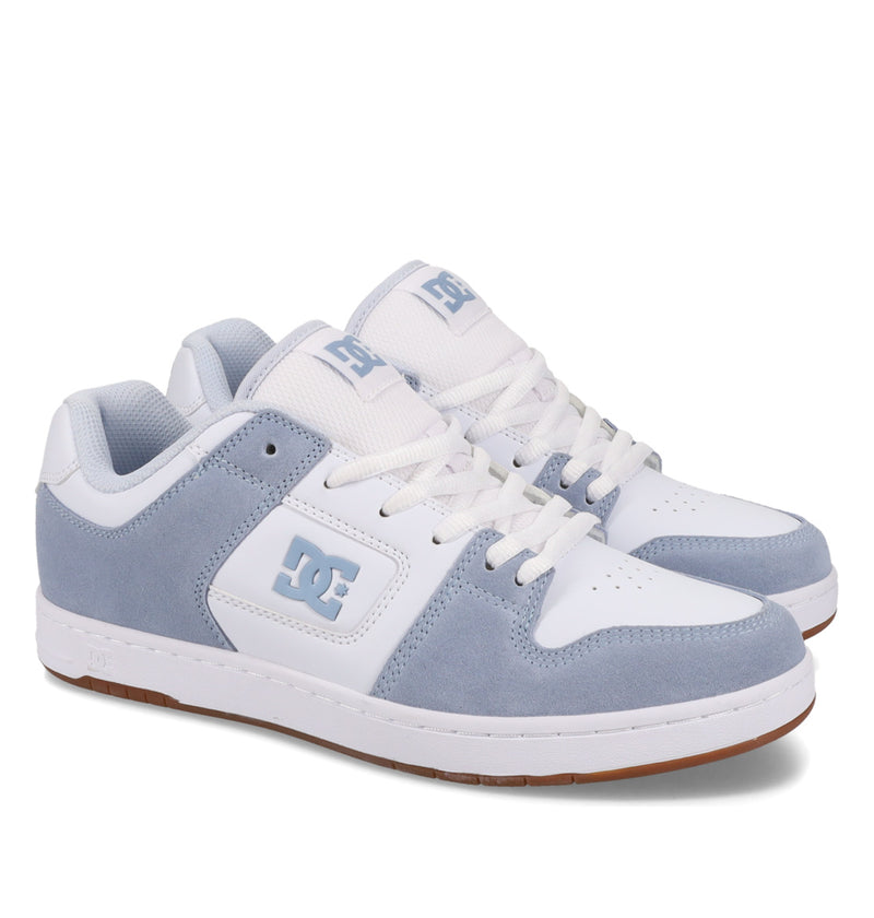 Load image into Gallery viewer, DC Womens&#39; Manteca 4 Leather Shoes Grey/White ADYS100765-026
