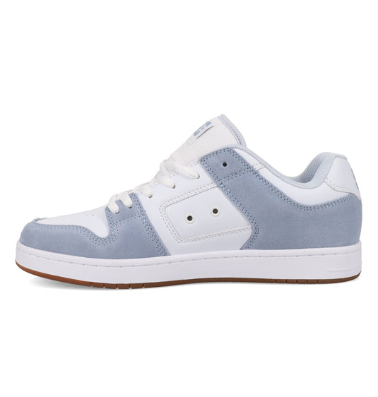 DC Womens' Manteca 4 Leather Shoes Grey/White ADYS100765-026